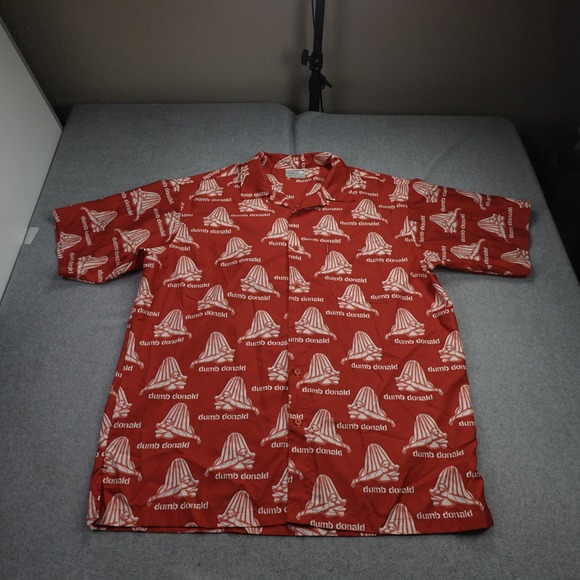 Platinum Fubu Other - Platinum FUBU Shirt Mens XXL Red Fat Albert Dumb Donald Streetwear Short Sleeve